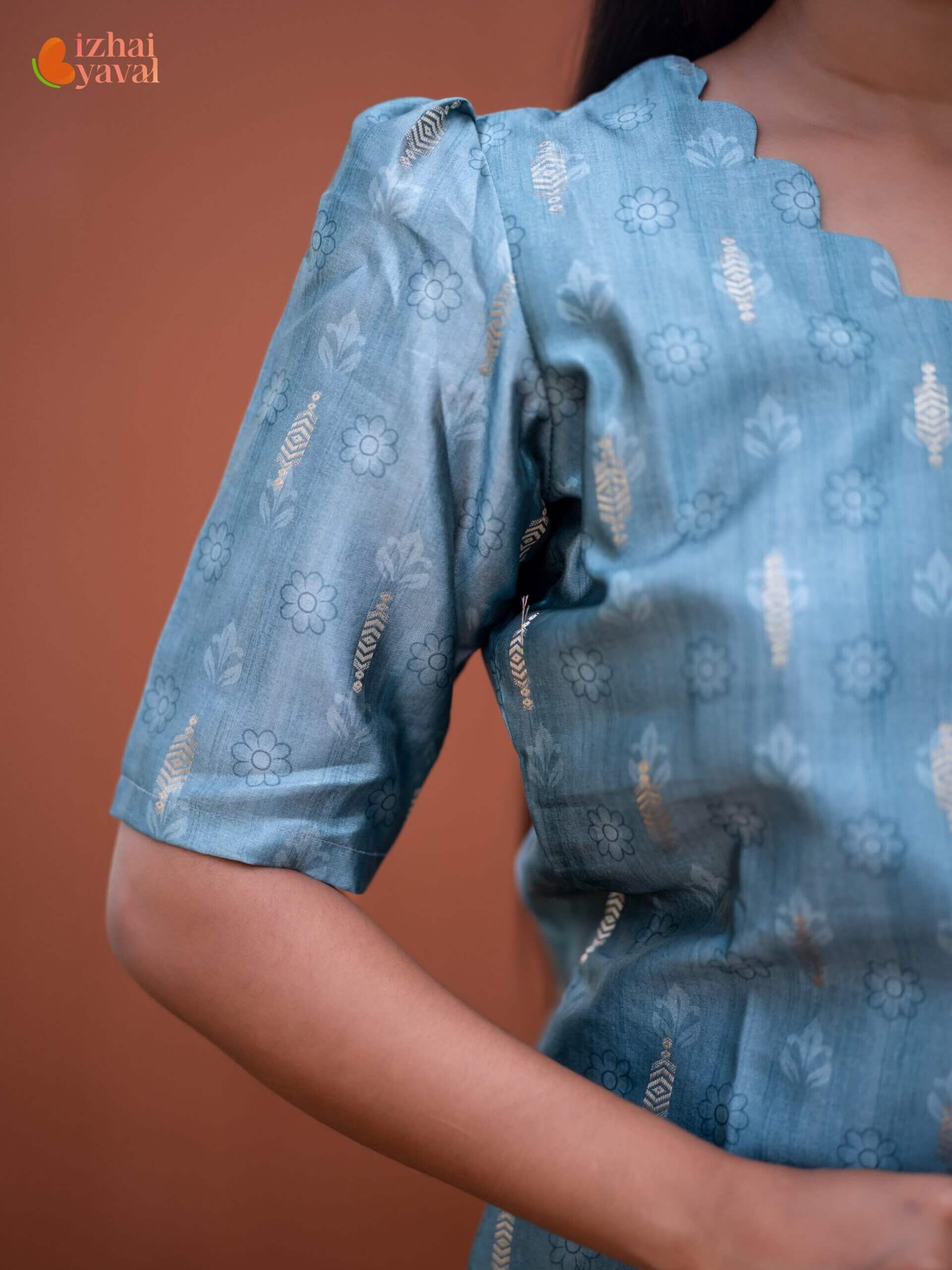 elegant teal printed kurti with matching dupatta elegant teal printed kurti with matching dupatta